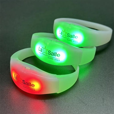 LED Light-Up Event Wristband – Customizable Flashing Bracelet