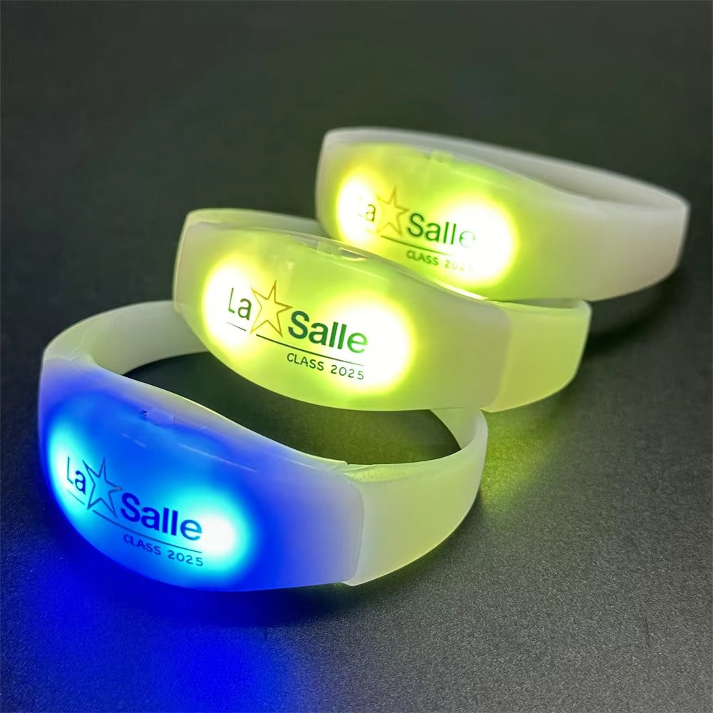 LED Light-Up Event Wristband – Customizable Flashing Bracelet