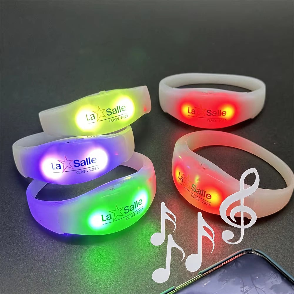 LED Light-Up Event Wristband – Customizable Flashing Bracelet