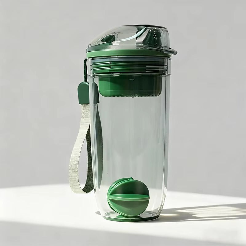 Portable Protein Shaker Bottle with Mixing Ball – Leak-Resistant Sports & Gym Water Bottle