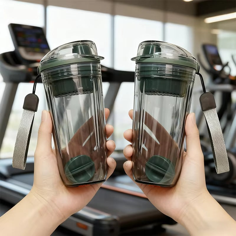 Portable Protein Shaker Bottle with Mixing Ball – Leak-Resistant Sports & Gym Water Bottle