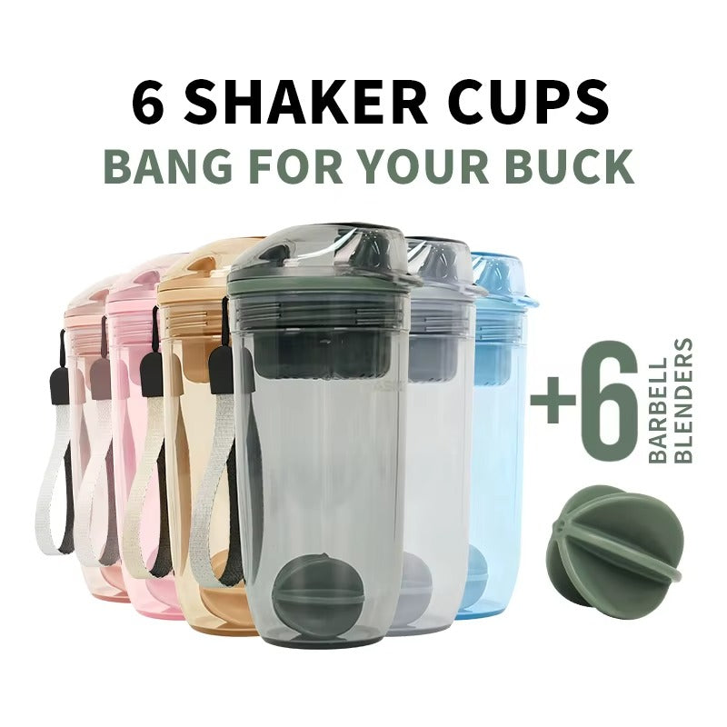 Portable Protein Shaker Bottle with Mixing Ball – Leak-Resistant Sports & Gym Water Bottle