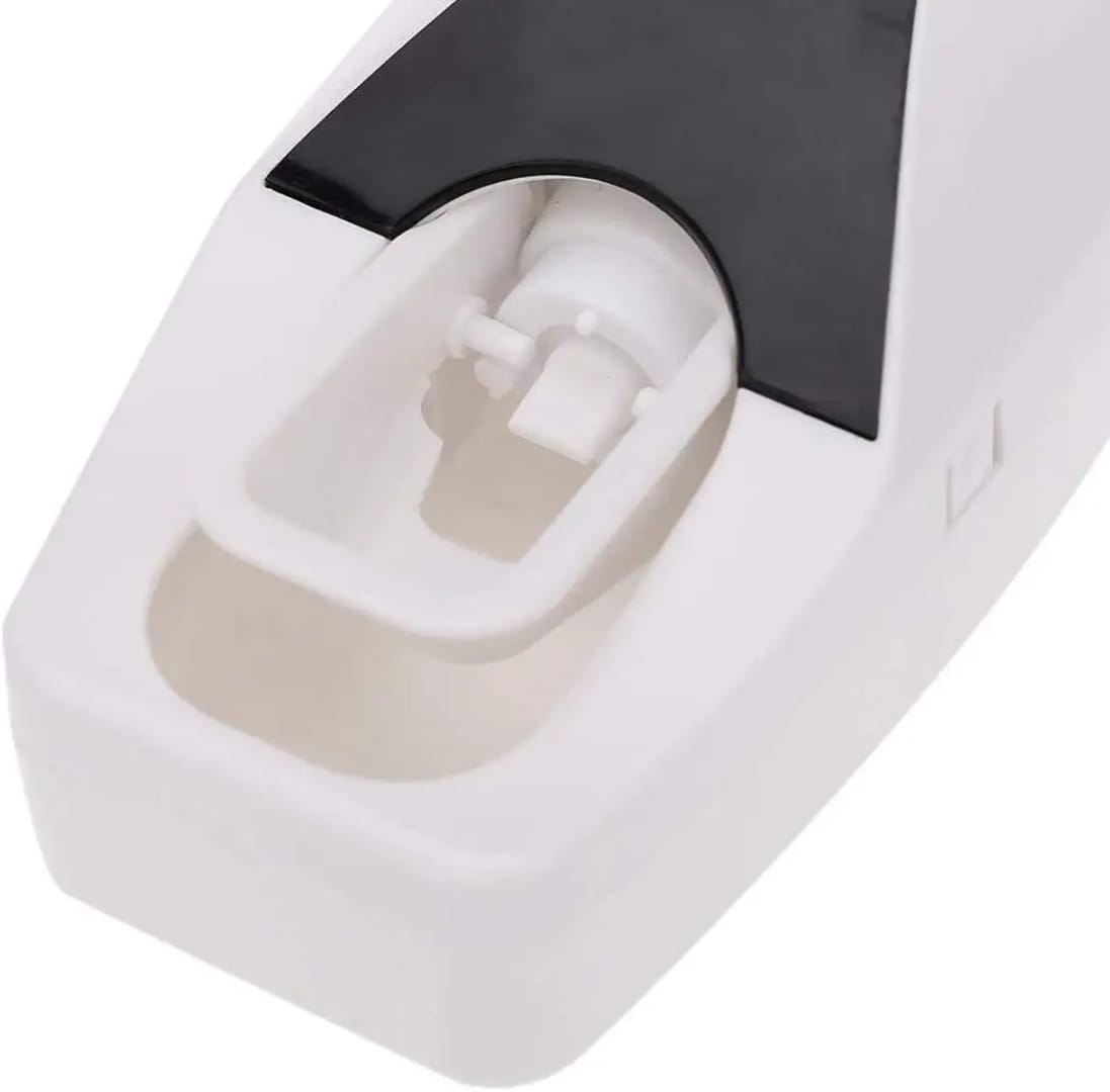 2-in-1 Wall-Mounted Toothpaste Dispenser & 5-Slot Toothbrush Holder