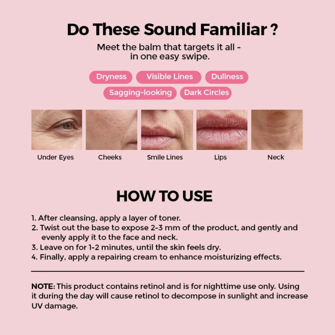 PDRN Pink Collagen Multi Balm Stick – Hydrating & Firming Skin Balm