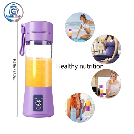 Portable USB Rechargeable Mini Blender – Personal Smoothie & Juice Maker