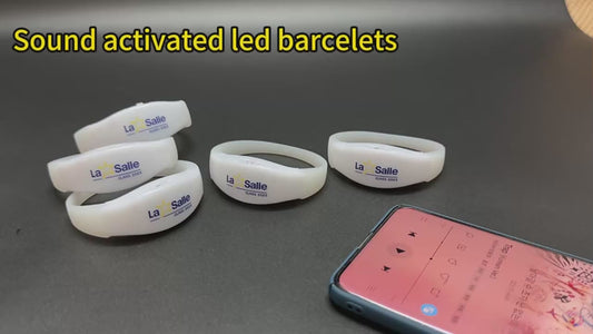 LED Light-Up Event Wristband – Customizable Flashing Bracelet